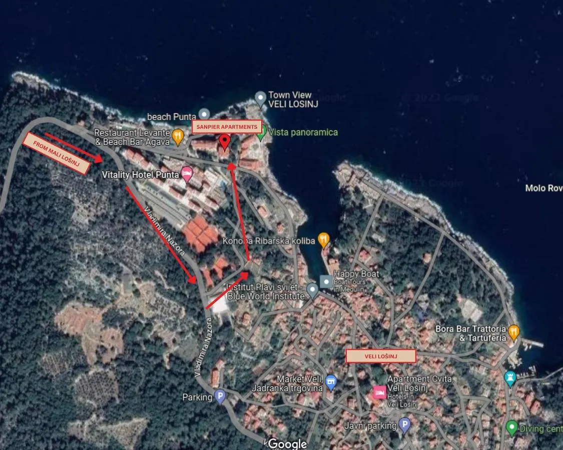 Sanpier Apartments Veli Losinj